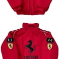 thumbnail image 2 of Veste de Moto F1, Veste Coupe-Vent Rétro Brodée Hip-hop pour Femmes, 2 of 3