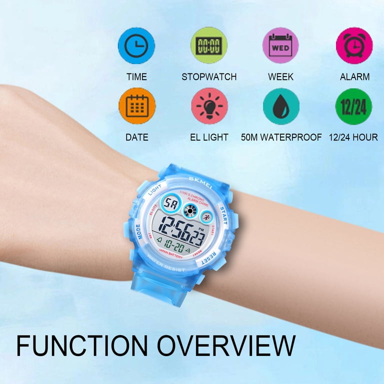 SKMEI Digital Sport Watch with LED Backlight photo 5