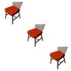 thumbnail image 4 of Wosthever Cojines transpirables para silla con forma de pezuña de caballo, tela de lino de estilo chino para sentarse cómodamente, esponja de Type1 NO1, 4 of 6