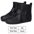 thumbnail image 2 of Couvre-chaussures de Pluie / Couvre-Chaussures Imperméables pour Hommes Femmes / Galoches Réutilisables Surchaussures, 2 of 5
