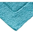 thumbnail image 2 of Kassatex Kassa Design Bath Rug, 20 by 32-Inch, Aqua, 2 of 3