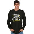 thumbnail image 2 of Military Logo Proud US Army Son Men Big & Tall Long Sleeve Tee Brisco Brands 2X, 2 of 4