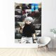 thumbnail image 1 of Tapiz de Kaneki Ken para dormitorio, estampado artístico para colgar en la pared, pósteres estéticos, tapices de fondo para sala de estar, dormitorio, regalo para fanáticos, 60 x 51 pulgadas, 1 of 8