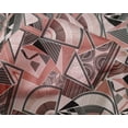 thumbnail image 4 of oneOone Silk Tabby Dusty Rose Fabric Triangle & Art Geometric Sewing Fabric By The Yard Printed Diy Clothing Sewing Supplies 42 Inch Wide, 4 of 4