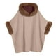 thumbnail image 1 of Abrigos para mujer, moda informal, lisos, para mantener el calor, blusas holgadas, abrigos con capucha, top de poliéster para mujer, 1 of 3