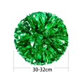 thumbnail image 3 of Clearance! Hmlai Two Cheerleading Pom Poms, 2 Pcs 12 Inch Cheerleading Metal Foil and Plastic Rings for Cheer Sports Kids Adults Team Spirit Cheer Party Balloon Clearance Sale, 3 of 6