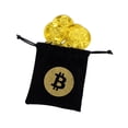 thumbnail image 2 of Bolsa de monedas conmemorativas chapada en oro de 20 unidades con funda, 2 of 7