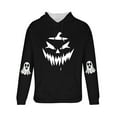 thumbnail image 3 of Blusa con capucha de manga larga para hombre, moda para el Día de Todos los Santos, estampado de fantasmas, sudadera con capucha y cordón para el tiempo libre, sudadera con capucha para hombre, blusa, 3 of 3