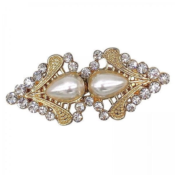 Broche con clip para suéter,Broche para cuello de suéter Broche para cárdigan,Sujetador de capa con pinza para chal para vestidos de capa medieval,Broche de camisa con clip para cierre de