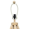 thumbnail image 4 of Mod Lighting and Decor Wooded Arch Farmhouse Style Table Lamp with Drum Shade - 29.5" - White and, 4 of 9