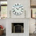 thumbnail image 5 of Wall Clock Silent Non Ticking Wall Clocks Battery Operated，for Bathroom， Living Room， Kitchen， Bedrooms(D，1 * Rural Style Wall Clock）, 5 of 7
