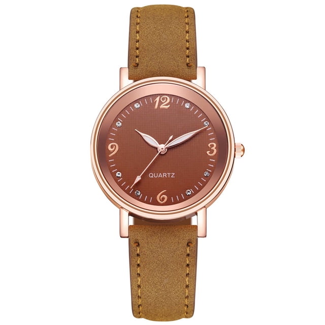 Reloj de cuarzo para mujer, relojes de cuarzo para mujer, esfera de acero inoxidable, reloj de pulsera informal, paño de cocina