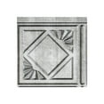 thumbnail image 6 of FASÄDE Traditional 4 Decorative Vinyl Backsplash Panel in Crosshatch Silver (6X6 Inch Sample), 6 of 6