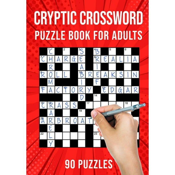 Cryptic Crossword Puzzle Book for Adults : Quick Daily Cryptic Cross Word  Activity Books - 90 Puzzles (UK Version) (Paperback) 