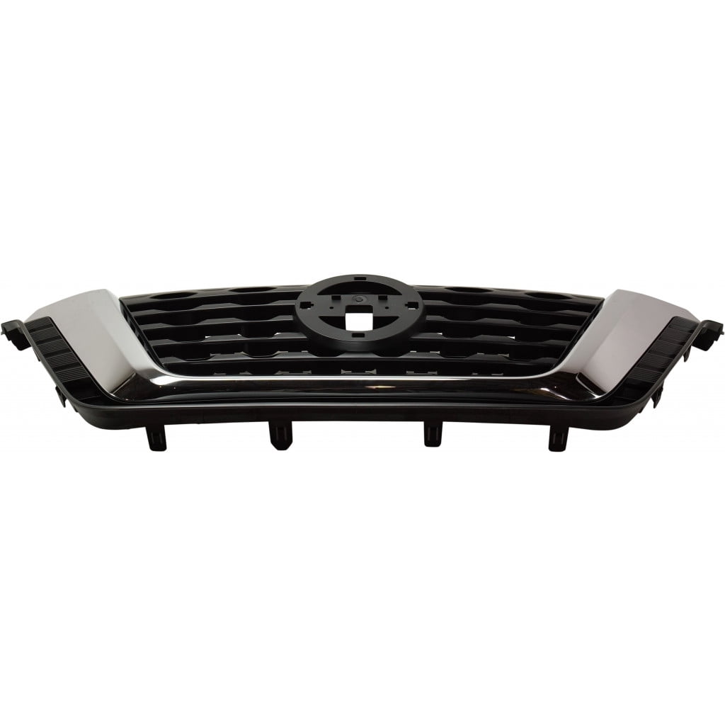 For Nissan Kicks 2018 2019 Grille Textured Black w/ Chrome Molding S/SV Model | Replacement For NI1200301 | 623105RB0A