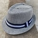 thumbnail image 2 of Sombrero de 56-58 cm de circunferencia para hombres y mujeres, sombreros para exteriores, sombreros de paja con protección solar, sombreros de jazz retro, 2 of 5