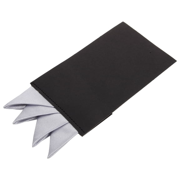 ADDHAT Men's Polyester Pocket Square for Suit, Soft Comfortable Handkerchief, Decorative Accessory for Formal and Casual Wear