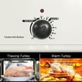 thumbnail image 6 of RoyalCraft 24 Quart Electric Roaster Oven Turkey Roaster with Lid Electric Roasters with Removable Pan Large Roaster,Visible & Self-basting Lid, Fast Heating & Thaw/warming Setting, White, 6 of 8