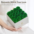 thumbnail image 4 of Rosas preservadas Eterfield Forever Flowers 16 verde negruzco, 4 of 6