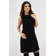 thumbnail image 1 of Vestido tejido cuello cascada Roman Fashion /Juvenil, 32162 (Negro) negro G, 1 of 6