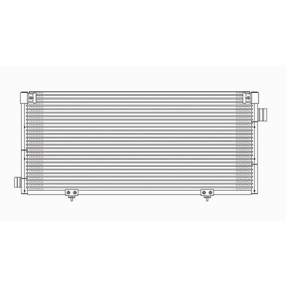 A/C Condenser Fits select: 2000-2004 SUBARU LEGACY