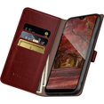 thumbnail image 4 of for Samsung Galaxy A14 4G 5G Phone case[RFID Blocking Leather],[3 Credit Card Slot] Flip Folio Book Shockproof Protector,Holder Stand Cases,Women Men for Samsung A14 Wallet Cover,Brown, 4 of 11