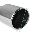 thumbnail image 7 of Spec-D Tuning 2.5" Inlet 4.125" Slant Angle Cut Round Tip Stainless Steel Exhaust Muffler Fits select: 1987-2010 HONDA ACCORD, 1988-2010 HONDA CIVIC, 7 of 7