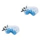 thumbnail image 4 of Flores de pelo de moda Minnieouse 2Conjunto Azul, 4 of 6