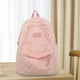 thumbnail image 1 of Mochila de moda para niñas adolescentes Yinane con bolsillos portátil cremalleras suaves rosa Bolsa escolar, 1 of 8