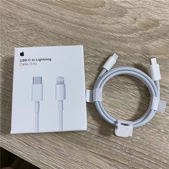 Adaptador De Alimentación Original De Apple 35W USB-C + Para iPhone 13 14 mini Pro Max Tipo Cargador Rápido Para Cable Para 8 Plus XS
