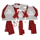 thumbnail image 2 of Pijamas familiares a juego para Navidad 2022 Ropa de dormir familiar a juego Tops + Pantalones Adultos Niños Conjuntos familiares a juego Mameluco de bebé, 2 of 5
