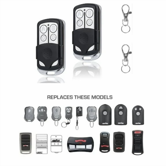 2Pack Garage Door Remote For Liftmaster Openers Purple Yellow Green Orange Red