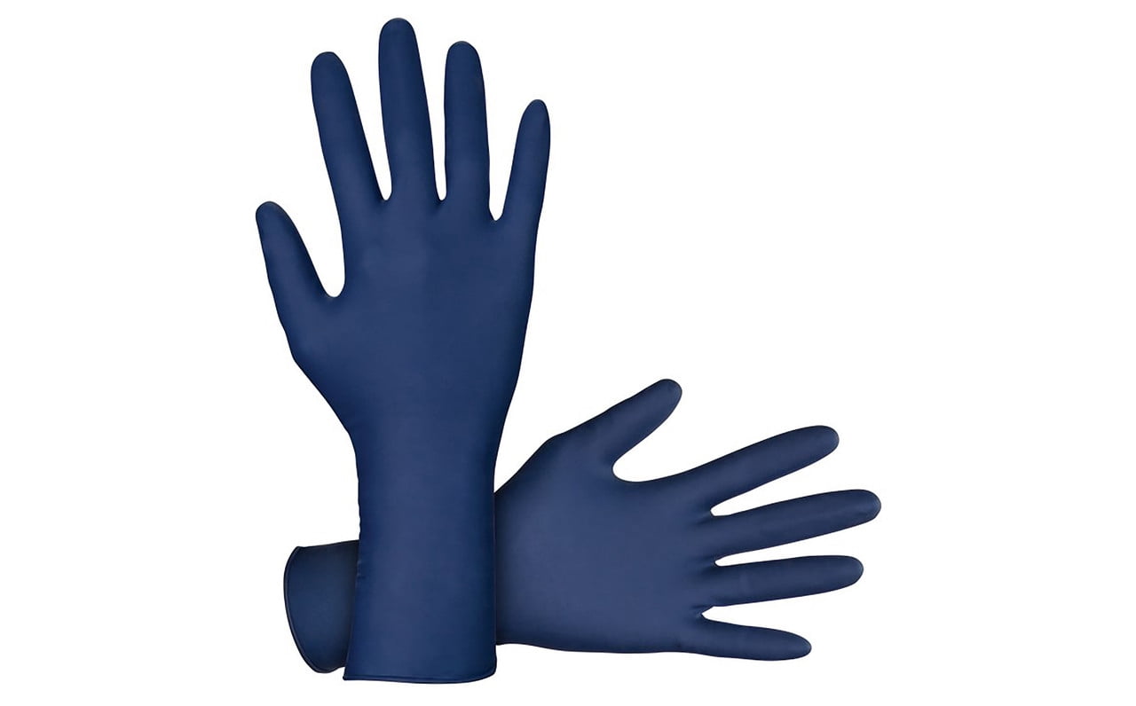 SAS Safety Thickster 6605-20 Powder-Free Latex Exam Gloves, 14 Mil, 12" Extended Cuff, XX-Large, 50/Box, 10 box/case