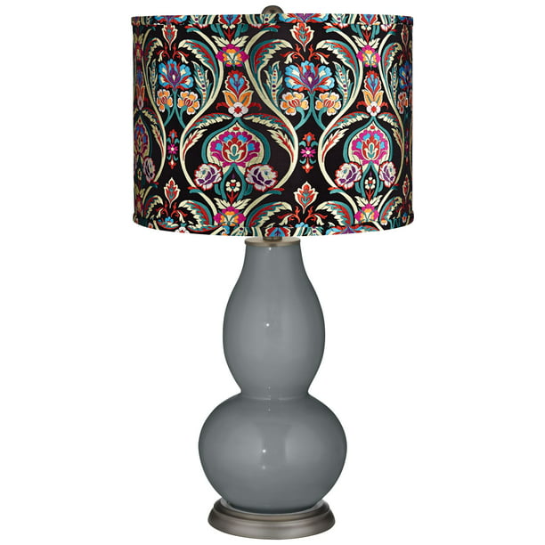 Color + Plus Software Multi-Color Embroidered Shade Double Gourd Table Lamp  - Walmart.com