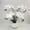 White, variant on Miwamany Artificial Orchid Flowers with Pot, 24 Heads Fake Orchid Plants for Home Decoration, Faux Flowers That Look Real for Living Room Bedroom, White Pumpkin Planter Centerpiece