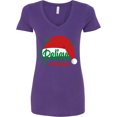 thumbnail image 3 of Inktastic Believe in Christmas Women's V-Neck T-Shirt, 3 of 5