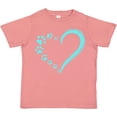 thumbnail image 3 of Inktastic Paw Print Heart Boys or Girls Toddler T-Shirt, 3 of 5