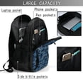thumbnail image 4 of Balery Hawaiian Style Print USB Charging Backpack for Men and Women - Water-Resistant, Anti-Theft Laptop Backpack with USB Port for Travel, Work, School, and College, 4 of 7