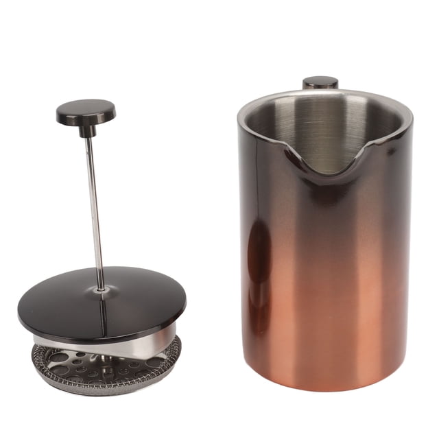 Pot à Pression en Acier Inoxydable, Cafetière à Pression Française, Thé à Café en Acier Inoxydable, Cafetière à Pression Française, Cafetière à Pression Haute Performance