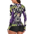 thumbnail image 3 of Beetlejuice Women's Sunscreen Shirt Long Sleeve Workout Tops Crewneck Soft Comfy Tees Casual T-Shirt S, 3 of 7
