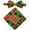 CL9, variant on 2pcs Ankara Premium African Kente Pre-Tied Bow Ties for Men & Pocket Square Set Men Bownot