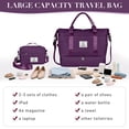 thumbnail image 6 of Gynky Travel Duffle Bag Set 2 Pack Weekender Bags for Women with Shoe Compartment Carry On Overnight Gym Duffel Bags with Wet Pocket Hospital Bags for Labor and Delivery, 6 of 8