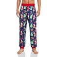 thumbnail image 1 of Mens Christmas Pajamas Pants Soft Pjs Bottom Holiday Pajama Pants With Pockets Sleep Lounge Pants Large, 1 of 12