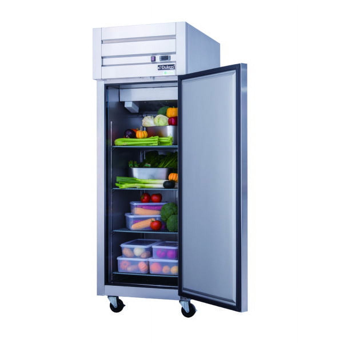 Dukers D28AR Commercial Single Door Refrigerator in Stainless Steel