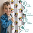 thumbnail image 3 of Blackout Kids Curtains,White Cow Hat Pattern Childrens Insulated Curtains Set Of 2,Bedroom Essentials,Toddler Room Decor 52x63in(132x160cm), 3 of 5