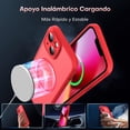 thumbnail image 3 of Funda magnética TOCOL para iPhone 13 de 6.1 pulgadas con Magsafe Red, 3 of 6