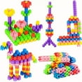 thumbnail image 1 of D Hexagon Building Blocks Educational Toys For Kids 180Pcs With Opp Bag And Guide Book Snap Together Stem Learning Plastic Construction Set 0.66 Lbs, 1 of 9