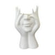 thumbnail image 4 of Jarrón con forma de cara femenina,Jarrón con forma de cara femenina para decoración del hogar y la entrada,Jarrón decorativo de flores para decoración de mesa de oficina,Jarrón de arte, 4 of 8