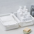 thumbnail image 2 of 6PCS White Plastic Storage Trays Baskets/Organizing Baskets,S, 2 of 8