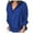 Blue, variant on Aayomet Womens Tops Dressy Casual 3/4 Sleeve V-Neck Blouses Fall Loose Casual Shirts Tops,Dark Blue M
